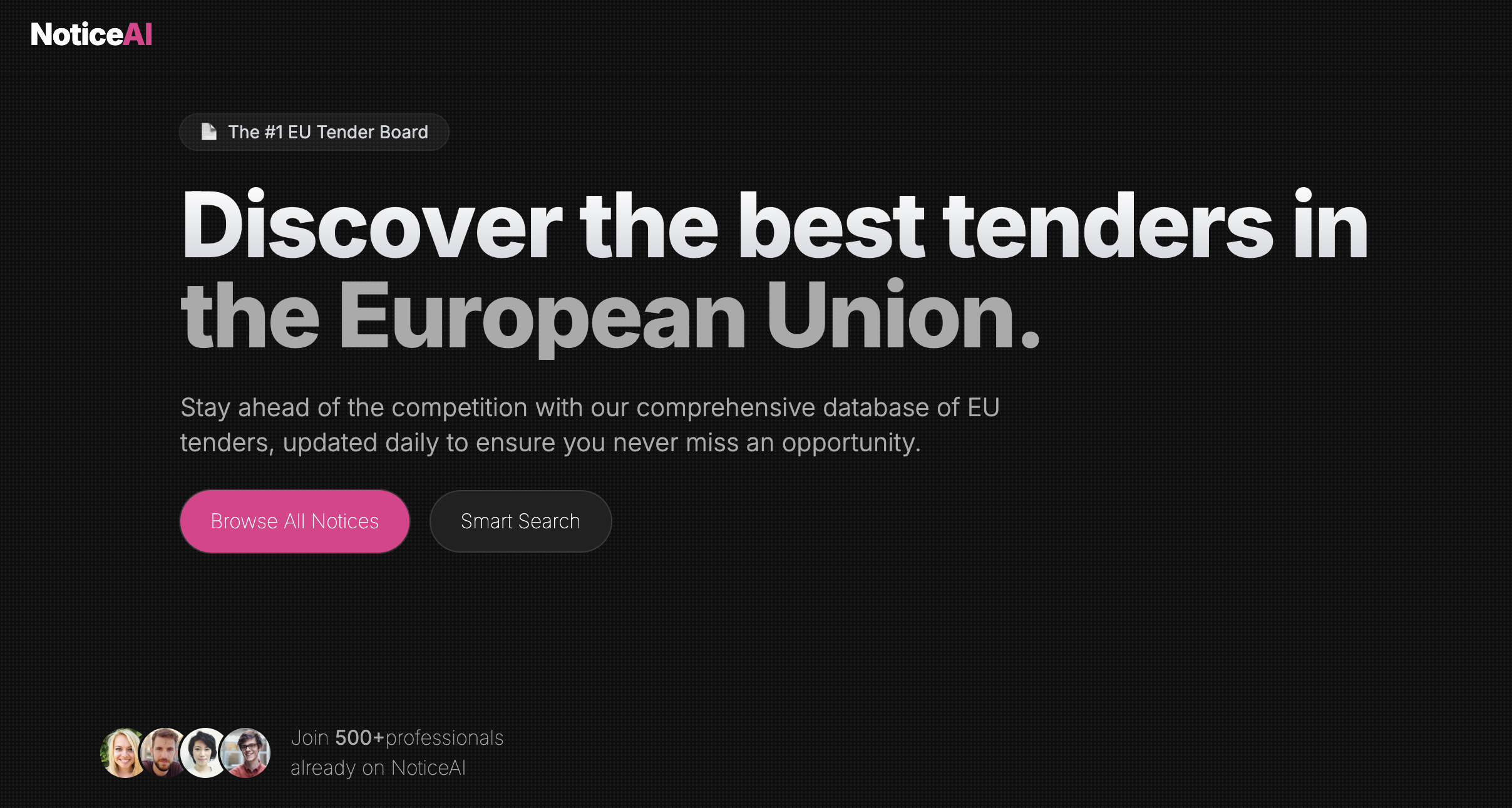 NoticeAI project showcase